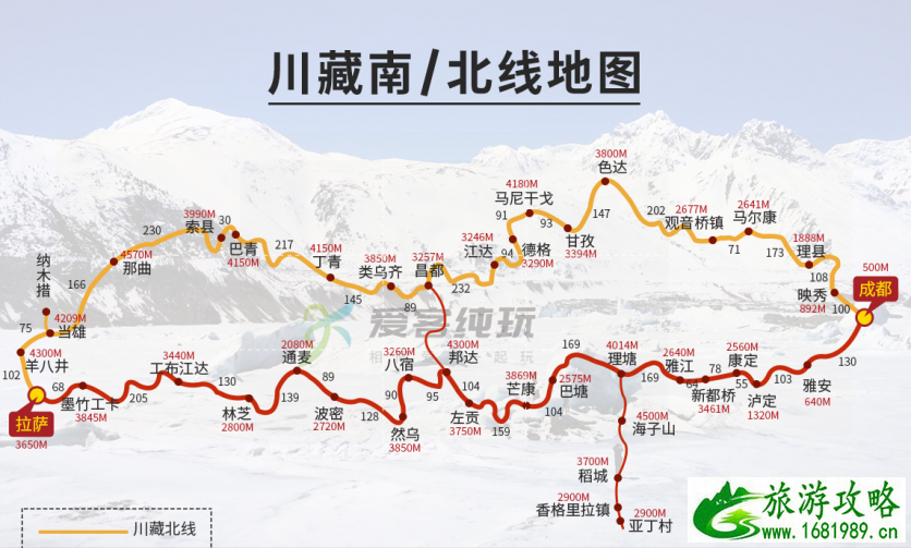 川藏线自驾游旅游攻略 10天11天12天三条详细路线推荐给大家