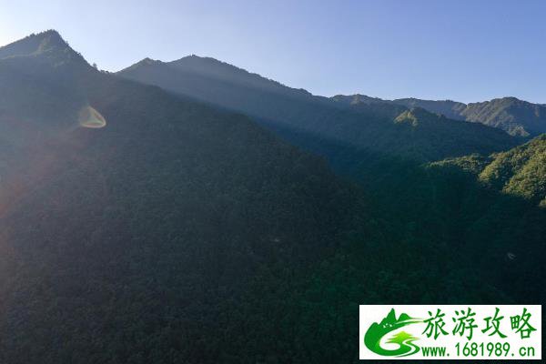 大别山主峰白马尖景区游玩