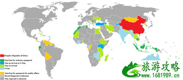 有哪些消费不高不用签证的国家可以旅行的