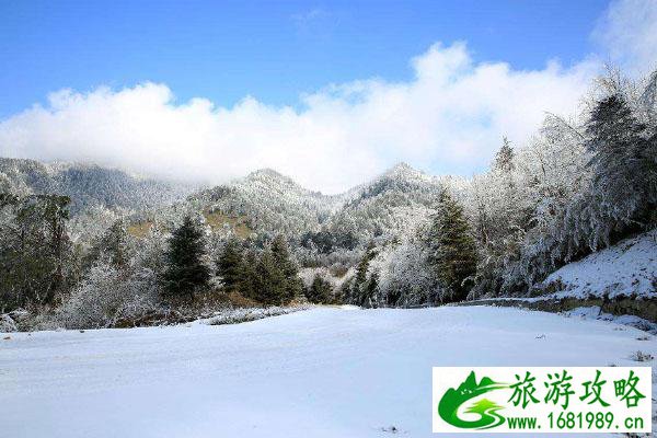 2021王岗坪贡嘎滑雪场自12月24日起正式对外开放