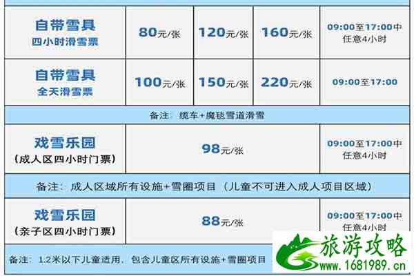 2021-2022兰州兴隆山滑雪场什么时候开始营业 兰州兴隆山滑雪场价格