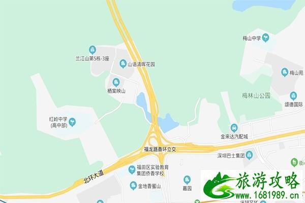 深圳梅林山公园徒步路线