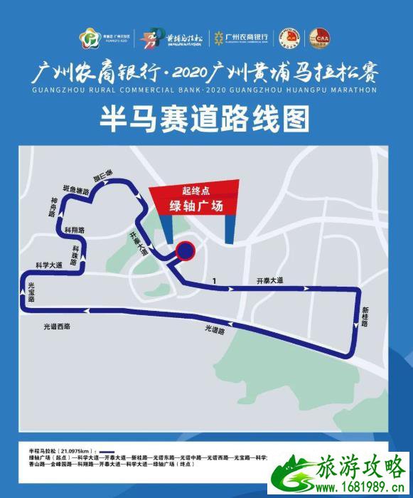 2020广州黄埔马拉松赛起跑点在哪里-比赛线路