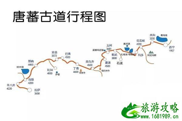 进藏公路线地图 几条进藏公路线