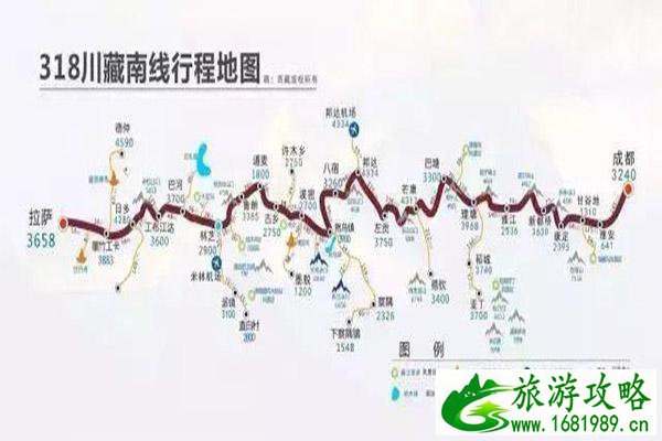 入藏公路哪条路最好 附地图