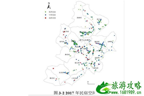 莫干山民宿分布地图 距离位置