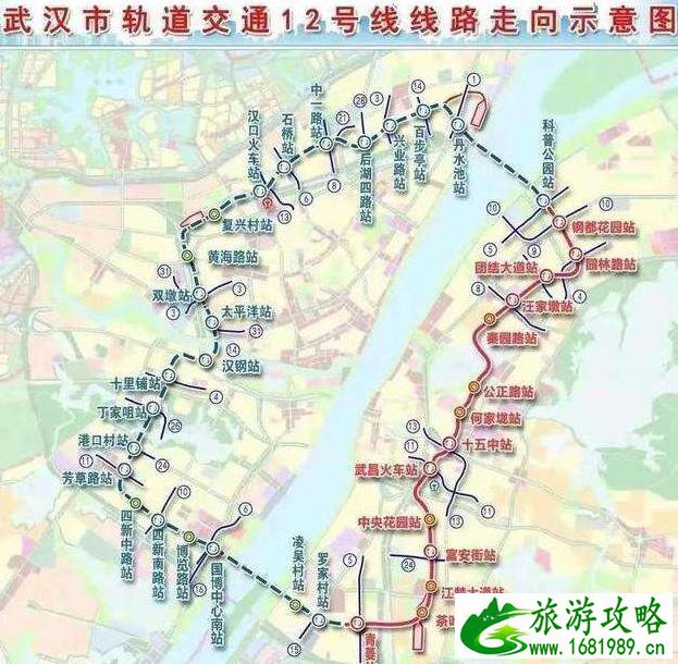 2022武汉地铁12号线什么时候开通 附站点明细