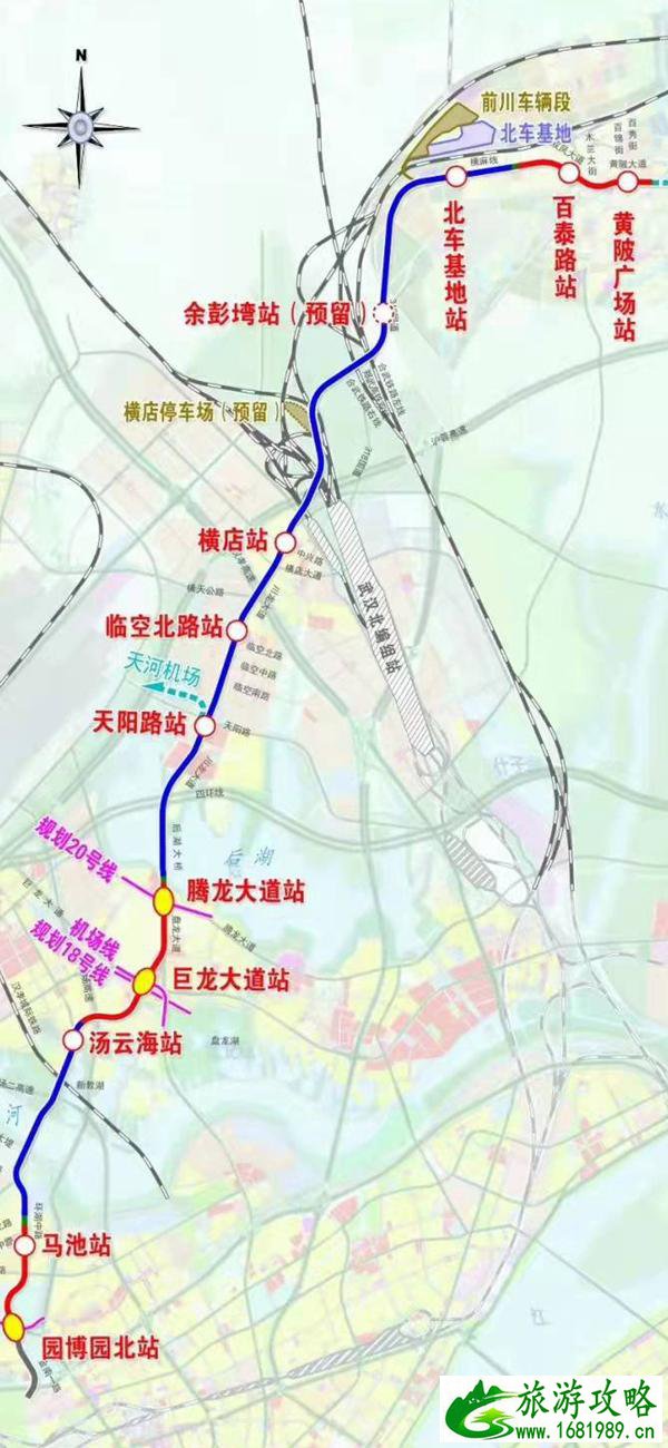 武汉地铁7号线什么时候开通 附最新线路图