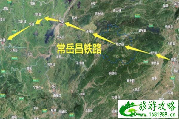 常岳昌铁路2021最新消息 规划路线