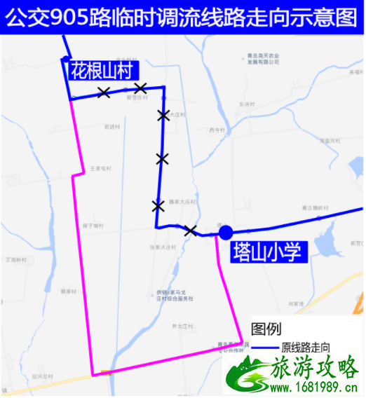 8月17日青岛赵灵路施工部分公交线路临时调流