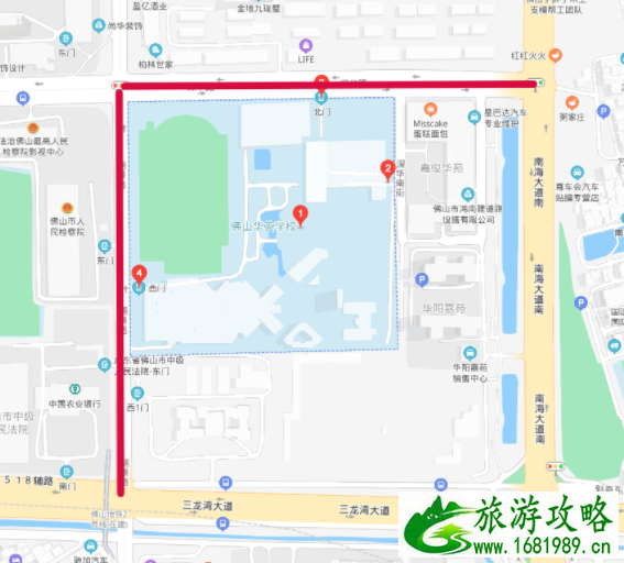 2021佛山中考交通管制时间及路段