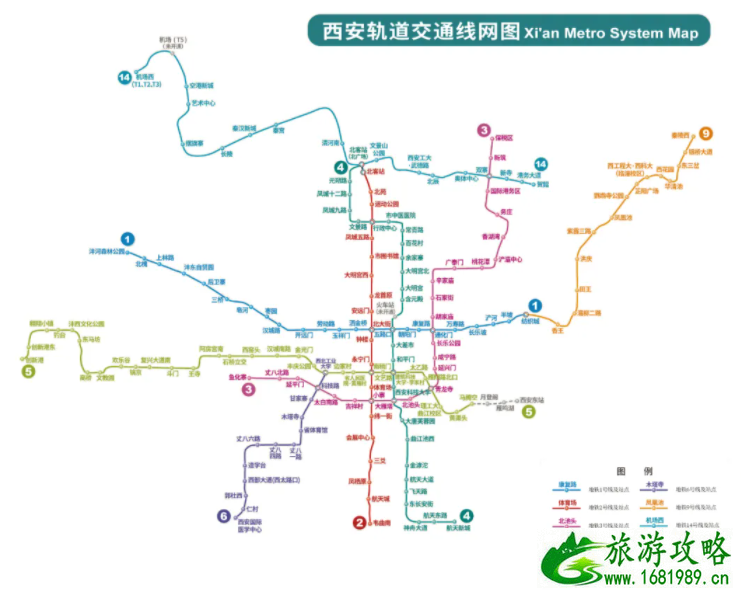 2021西安地铁14号线票价-运营时间及换乘车站