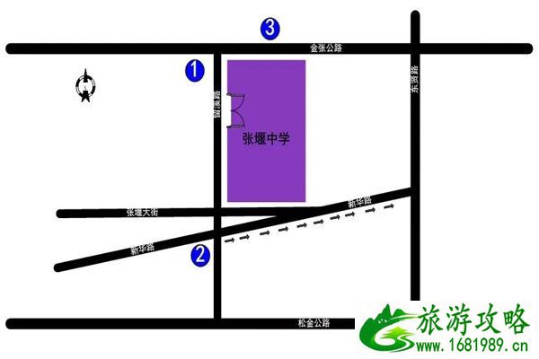 2021高考上海金山区交通管制时间及路段