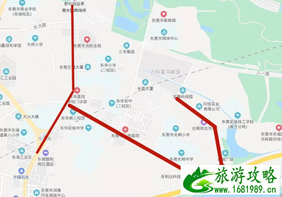 2021东莞高考交通管制通告-时间及路段