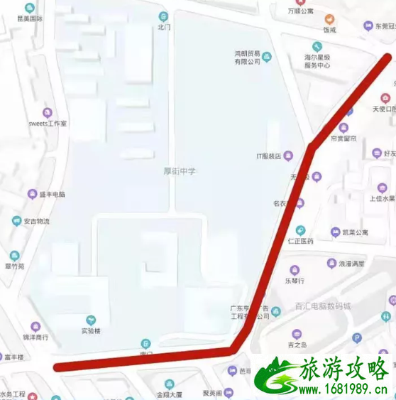 2021东莞高考交通管制通告-时间及路段