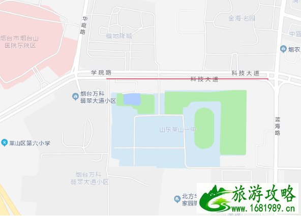 2021高考期间烟台考点周边拥堵路段绕行指南