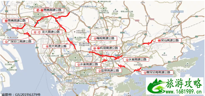 2021深圳清明节景区、商圈和墓园周边拥堵路段及时间