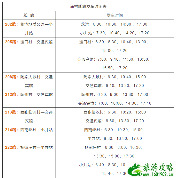 2021泰安公交夏秋季运营时间表