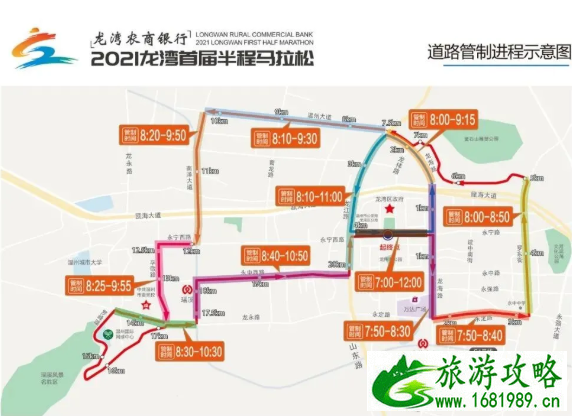 2021温州龙湾半程马拉松交通管制时间及路段