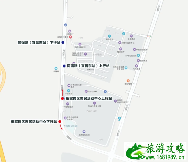 2021宜昌发展大道施工交通管制及公交调整线路