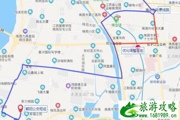 南昌公交线路调整 2021年2月24日起南昌多条公交改道行驶