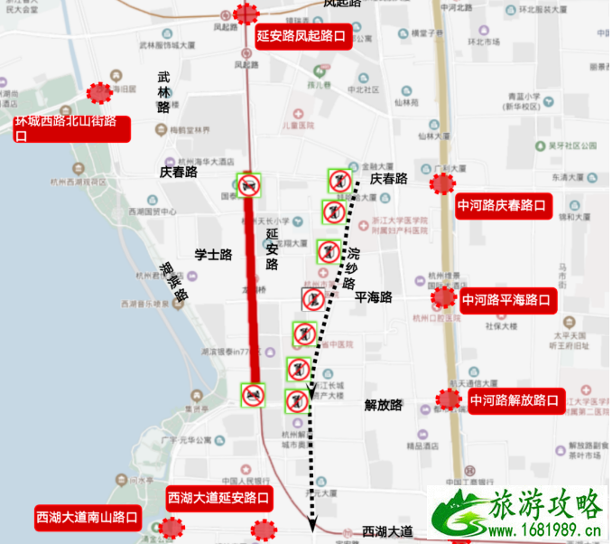 2021春节西湖景区限行时间和范围