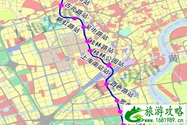 上海地铁15号线什么时候通车 上海地铁15号线线路图