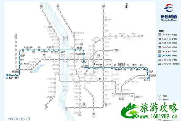 长沙地铁6号线线路图 长沙地铁6号线开通时间