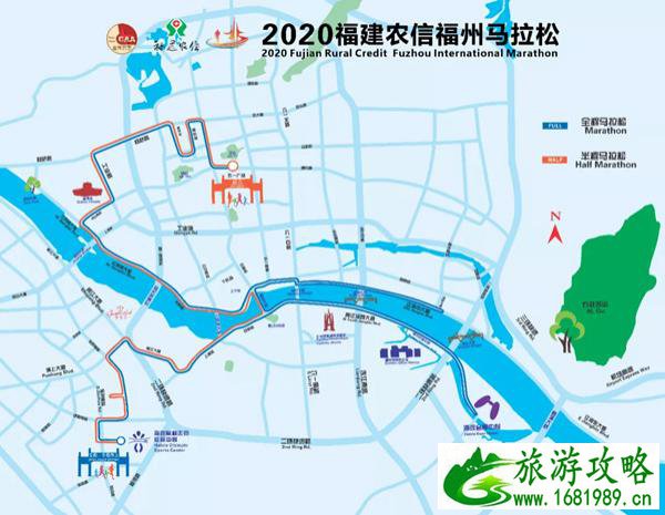 福州马拉松2020路线时间及交通管制