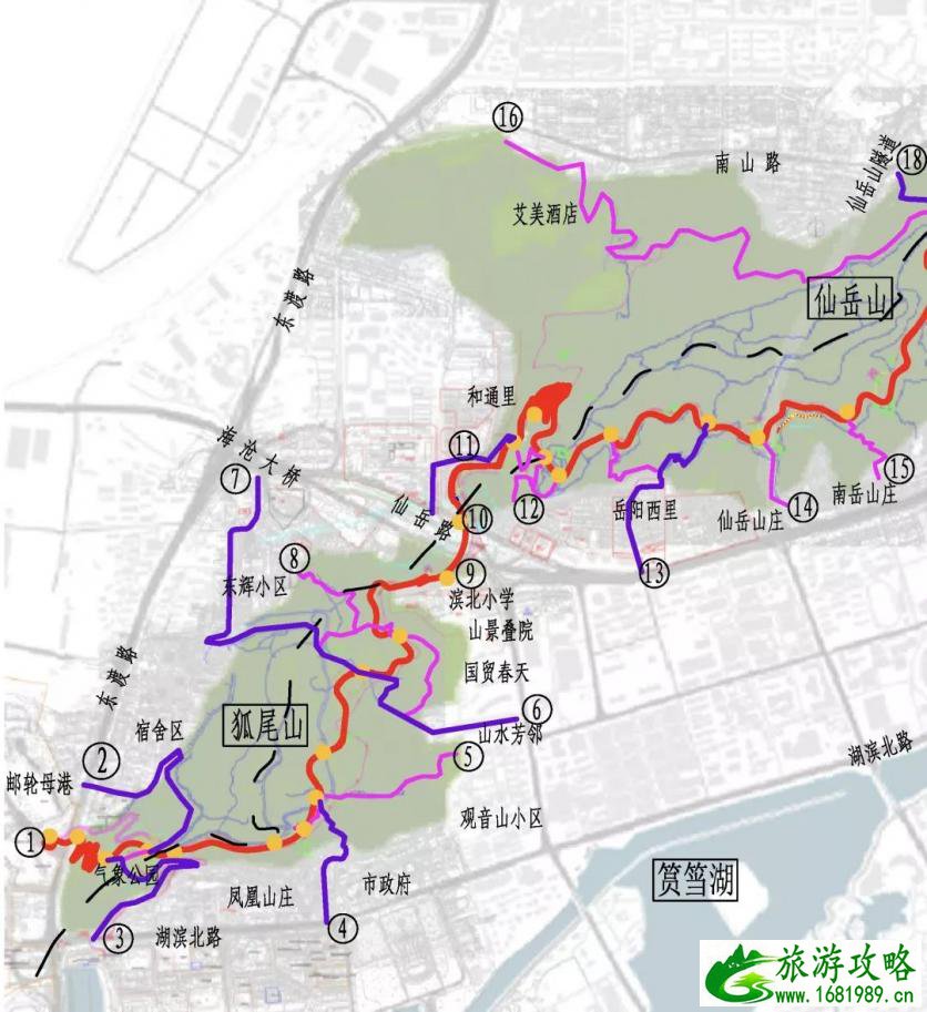 厦门山海健康步道入口 2020春节健康步道限流措施