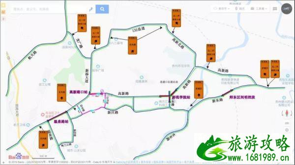 2022年贵阳施工路段交通管制时间路段+公交调整线路