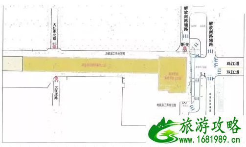 2022天津地铁南珠桥站施工封闭路段+时间