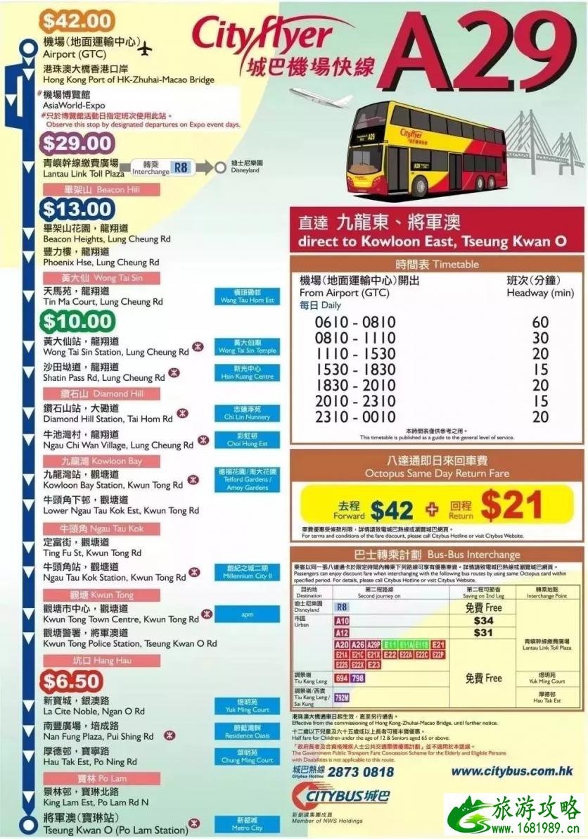 从中山怎么去香港 2022中山直达香港巴士时刻表+票价+使用规则