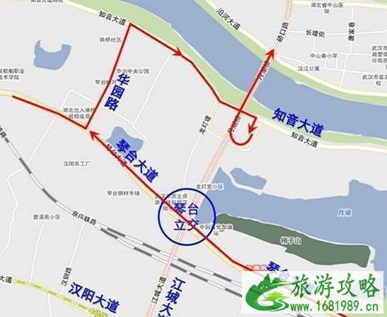 京汉大道能上月湖桥吗 哪个匝道可以上月湖桥