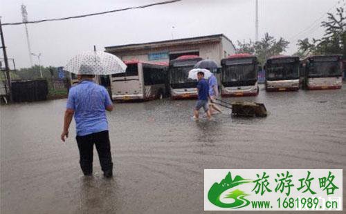 2022年7月24天津下雨哪些公交线路有影响