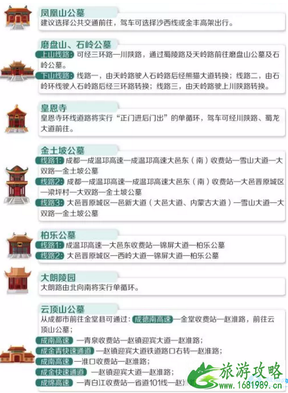 2022成都清明节扫墓出行攻略