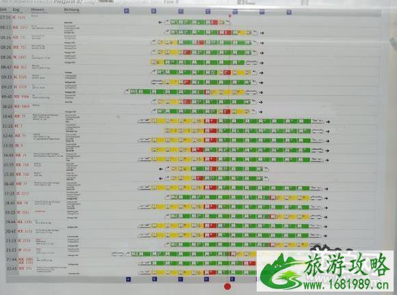 在德国坐火车攻略 注意事项+时间