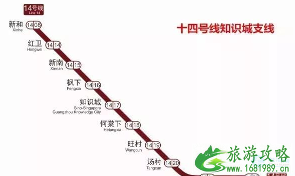 广州地铁4条新线开通 广州地铁各新线开通路线图 广州地铁哪几条新的开通了