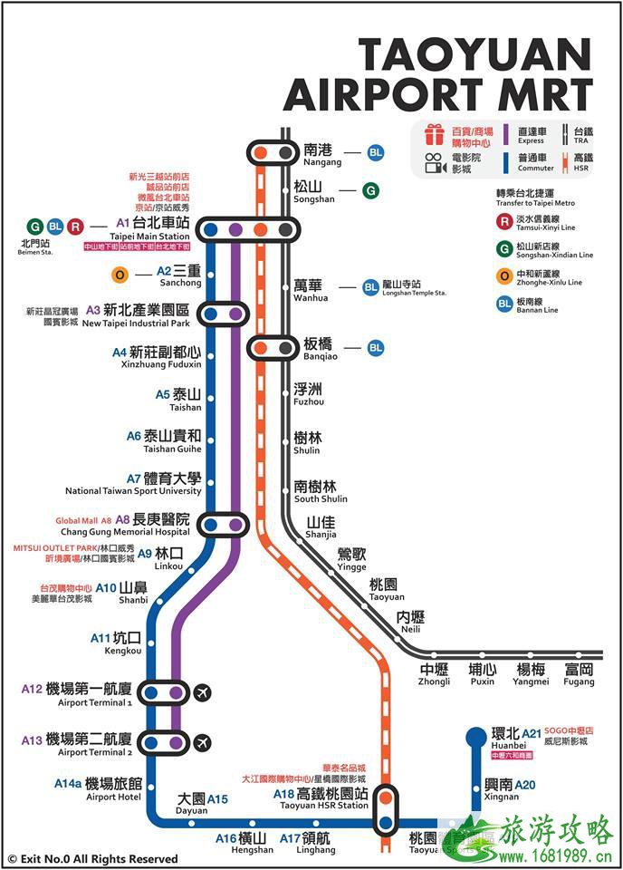 桃园机场到台北车站交通攻略