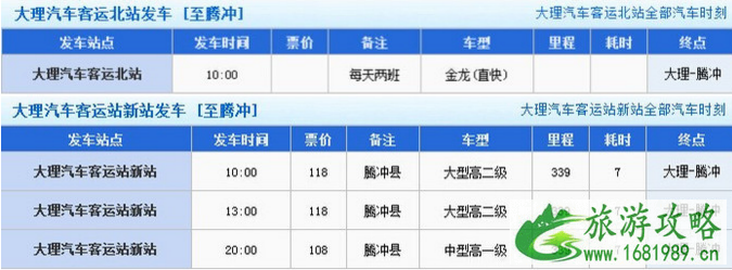 去腾冲的交通有哪些 腾冲旅游交通攻略