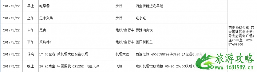 西安旅游交通地图 去西安旅游多少钱