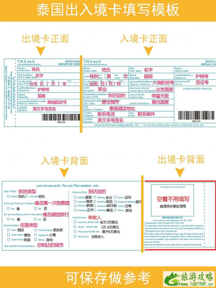 泰国落地签通关流程 泰国落地签材料有哪些