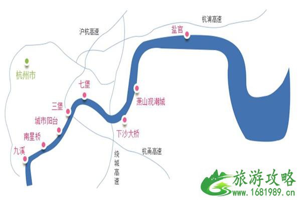 2020钱塘江大潮观潮时间表 最佳观潮地点