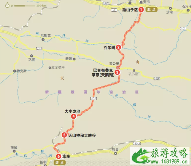 独库公路自驾游路线及景点推荐-什么时候去最好