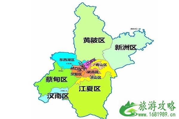 武汉市区是哪几个区 哪里是市中心