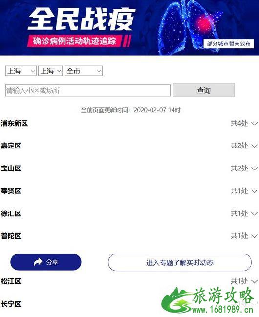 新冠肺炎小区速查工具链接 查询范围