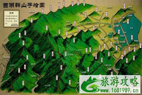 杭州西湖春天登山攻略(附路线)