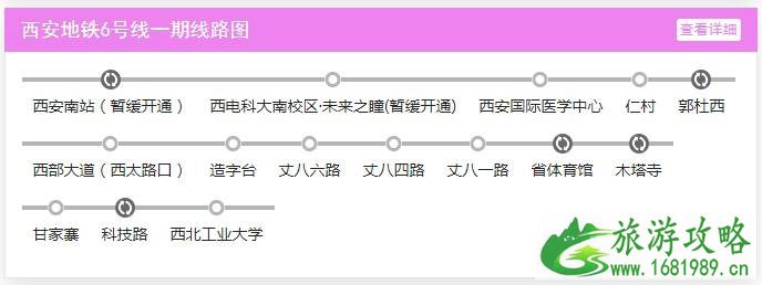 2021西安地铁线路图最新版(持续更新)
