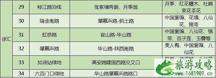 上海打造118条花道 上海全市各区域花道汇总