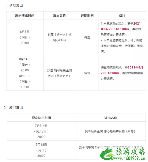 8月深圳因疫情取消或延期活动汇总 8月深圳因疫情取消或延期活动汇总